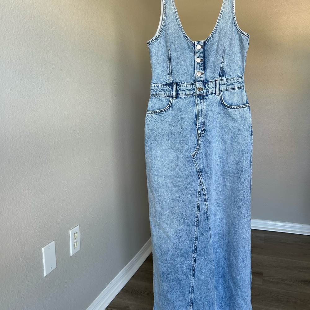 Denim Maxi Dress